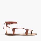 J.Crew Leather lace-up sandals