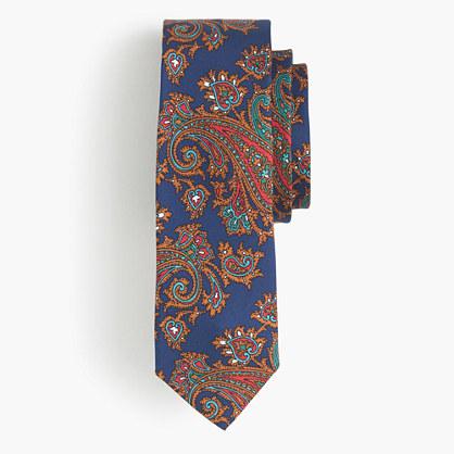 J.Crew Silk tie in paisley