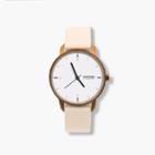 J.Crew Tinker 38mm copper-toned watch with nude strap