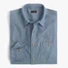 J.Crew Rustic cotton shirt in solid