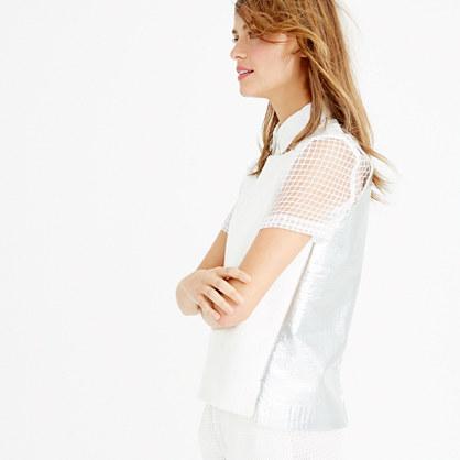 J.Crew Collection lacquered tank top