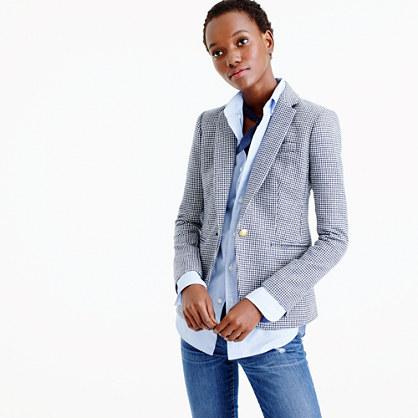 J.Crew Petite Campbell blazer in houndstooth