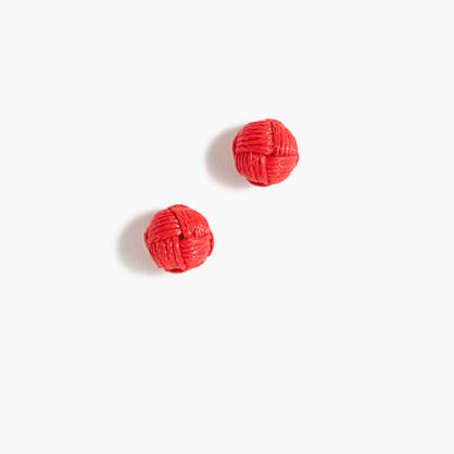 J.Crew Love knot stud earrings
