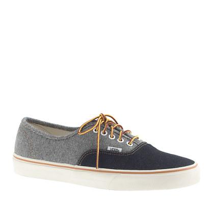 J.Crew Vans® for J.Crew two-tone denim authentic sneakers
