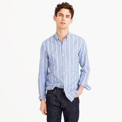 J.Crew Slim American Pima cotton oxford shirt in wide stripe