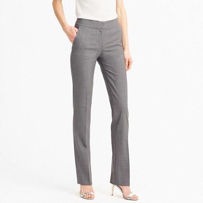 J.Crew Petite Campbell trouser in Italian stretch wool