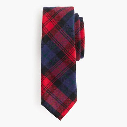 J.Crew English wool tie in red tartan