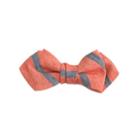 J.Crew Boys' linen-cotton bow tie in radiant orange stripe