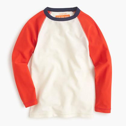 J.Crew Boys' baseball rash guard