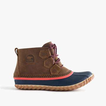 J.Crew Women's Sorel&reg; for J.Crew Out N About&trade; leather boots in elk melon
