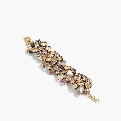 J.Crew Mosaic crystal bracelet