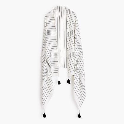 J.Crew Summerweight cape-scarf in champagne