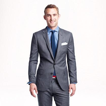 J.Crew Ludlow suit jacket with center vent in Italian worsted wool
