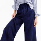 J.Crew Cropped pull-on pant in jacquard