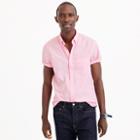 J.Crew Short-sleeve garment-dyed shirt in classic pink
