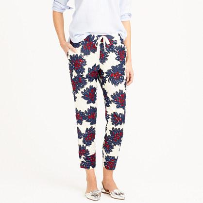 J.Crew Sequin firework floral pant