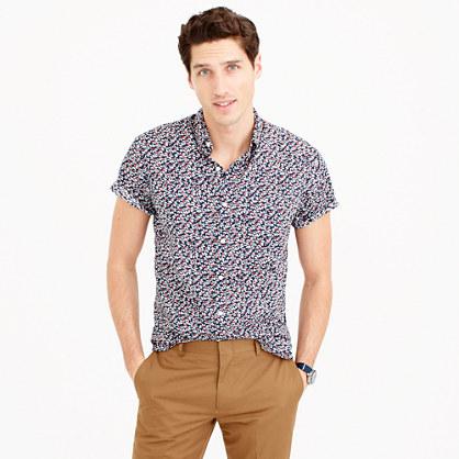 J.Crew Short-sleeve shirt in floral print
