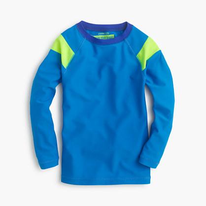J.Crew Boys' contrast-sleeve rash guard
