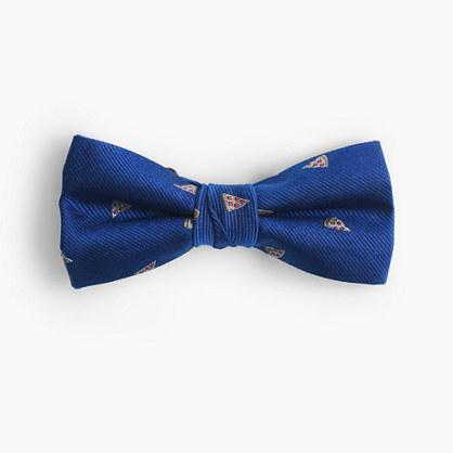 J.Crew Boys' critter silk bow tie in pizza