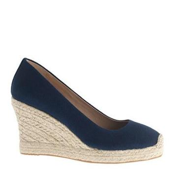 J.Crew Seville wedge espadrilles