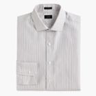 J.Crew Ludlow shirt in charcoal stripe end-on-end cotton