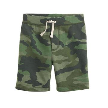 J.Crew Boys' Cooper pull-on sweatshort in camo