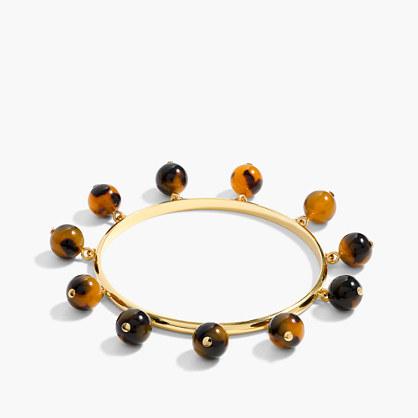 J.Crew Beaded gold bracelet