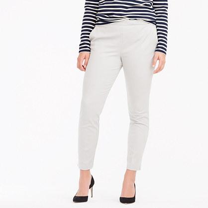 J.Crew Petite Martie slim crop pant two-way stretch cotton