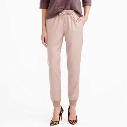 J.Crew Petite drapey wool sweatpant