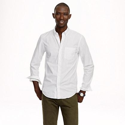 J.Crew Slim Secret Wash shirt in pindot