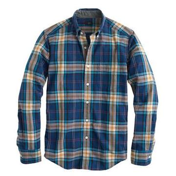 J.Crew Slim Secret Wash shirt in plaid