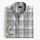 J.Crew Slim Secret Wash shirt in heather plaid
