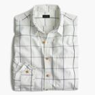 J.Crew Slim slub cotton shirt in windowpane