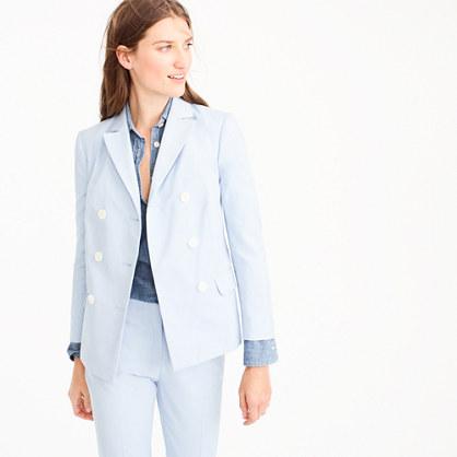 J.Crew Double-breasted blazer in Italian cotton