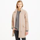 J.Crew Stadium-cloth standing-collar coat