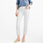 J.Crew Tall slim broken-in boyfriend jean in white