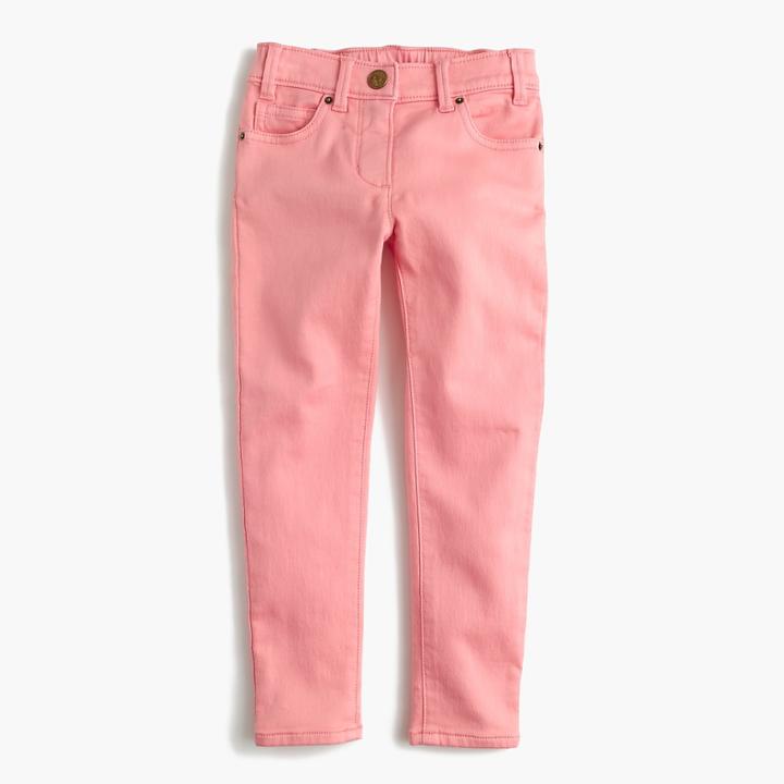 J.Crew Girls' bright runaround jean