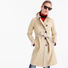 J.Crew J.Crew for NET-A-PORTER&reg; trench coat with striped piping