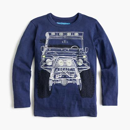 J.Crew Boys' long-sleeve monster truck T-shirt