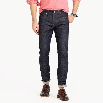 J.Crew 484 slim stretch selvedge jean in raw indigo
