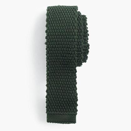 J.Crew Italian silk knit tie in solid