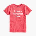 J.Crew Boys' prinkshop for crewcuts feminist T-shirt