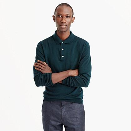J.Crew Italian merino wool polo-sweater