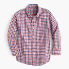 J.Crew Boys' Secret Wash shirt in check