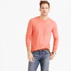 J.Crew Tall broken-in long-sleeve pocket T-shirt