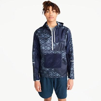 J.Crew New Balance® for J.Crew navy print packable anorak