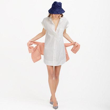 J.Crew Tall short-sleeve cotton shirtdress