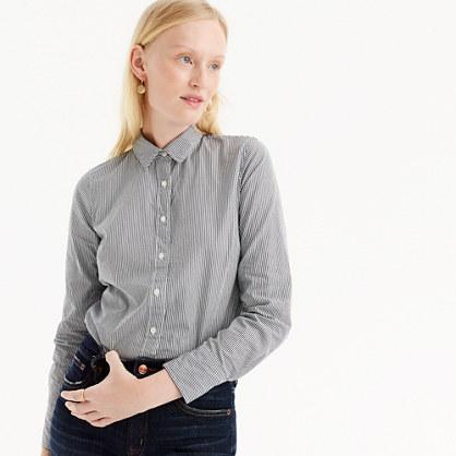 J.Crew Tailored Perfect shirt in striped cotton poplin