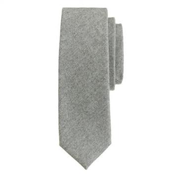 J.Crew Italian wool tie in medium grey