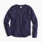 J.Crew Boys' long-sleeve waffle knit crewneck shirt